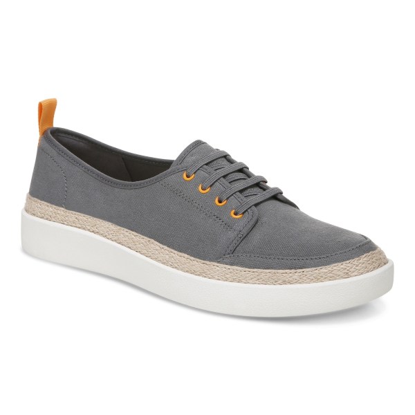 Vionic Trainers Ireland - Jovie Sneaker Grey - Womens Shoes For Sale | UZVCW-3967